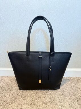 Vince Camuto Leila Black Tote Handbag